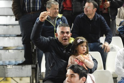 Celebrando el 1-0.