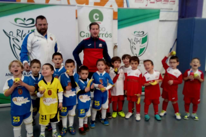 Los equipos de Dalías e Inter Rioja.