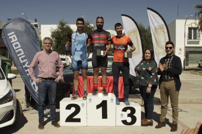 El podio con los grandes.