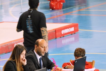 De juez en el Campeonato de Andalucía en Jerez.