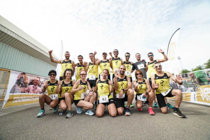 El equipo Correr por Huércal.