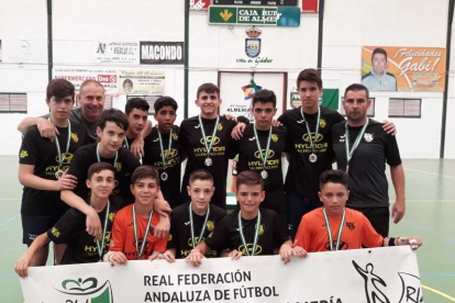 Los infantines del CD El Ejido.