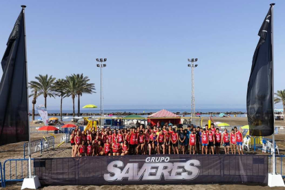 Los protagonistas de una fiesta deportiva.