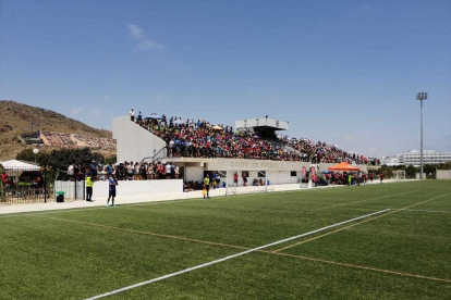 Impresionante aspecto en las gradas.