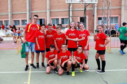 Equipo de fútbol sala infantil.