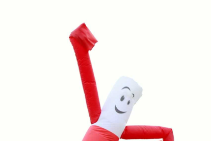 La mascota del evento.