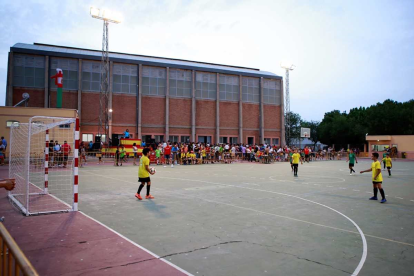 Gran ambiente en los partidos.