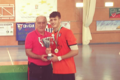 Martín Doblado no se perdió las finales.