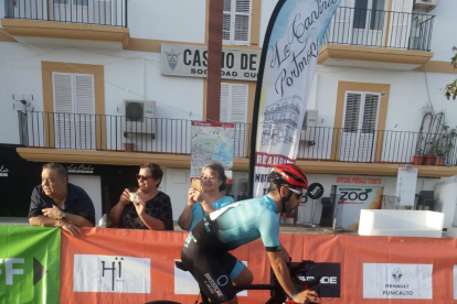 Camino de la meta por las calles de Ibiza.