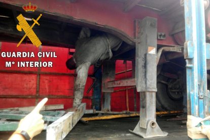 Estas personas presentan síntomas de agotamiento y deshidratación por las condiciones en que realizan el trayecto.