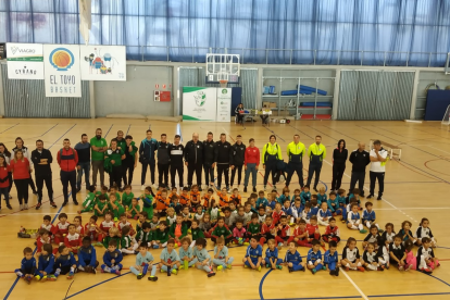 La gran familia del fútbol veterano.