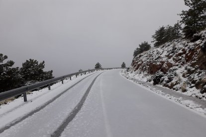 Imagen de la nevada caída en el Alto Velefique.
