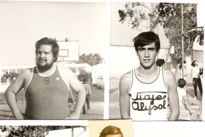 En sus buenos tiempos de jugador.