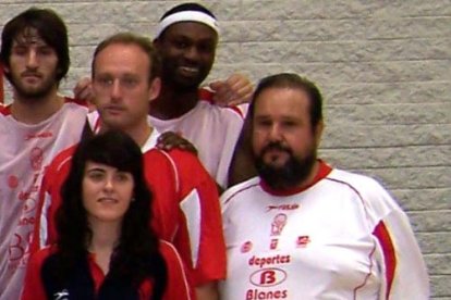 En las labores de delegado del CB Almería.