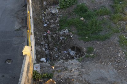 Basura acumulada.