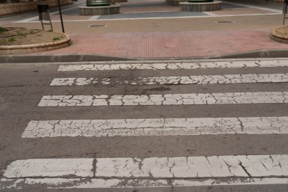Un paso de peatones de la ciudad.