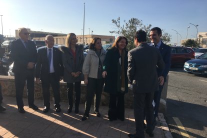 Llegada de Juanma Moreno.