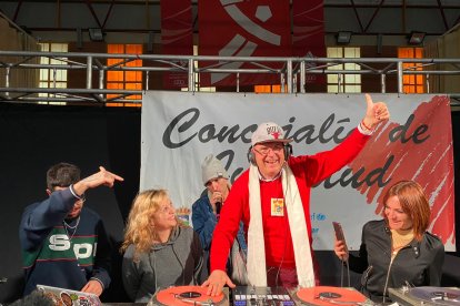 El alcalde, Antonio Bonilla, en el Hip Hop Street.