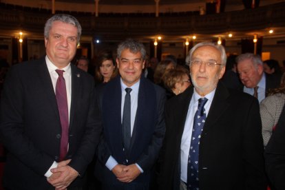 El delegado, el rector de la UAL y el subdelegado de Gobierno.