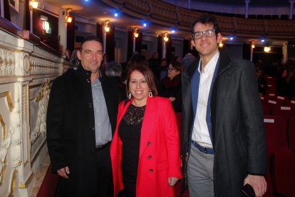 Representantes del sindicato UGT en Almería en la entrega del Premios.