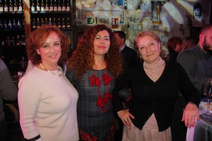 Adela Ayala, Carmen Pozo, vicerrectora de calidad, información permanente de la Universidad Internacional de Andalucía; y Mª Mulero, Salinas Car en Almería.