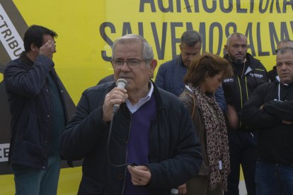 Concentración de los agricultores en Almería capital.