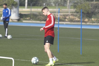 Iniciando el calentamiento.