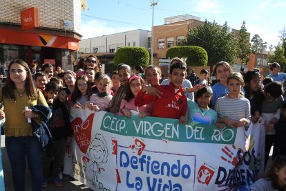 Huércal-Overa. Los centros se unieron para decir Sí a la Paz.