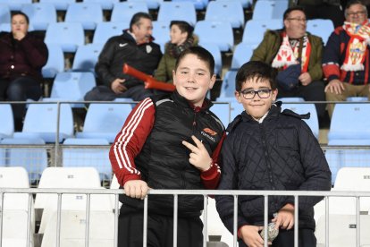 Mini-aficionados del Almería.