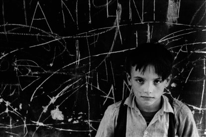 Imagen perteneciente a la serie \'La Chanca\' en blanco y negro.