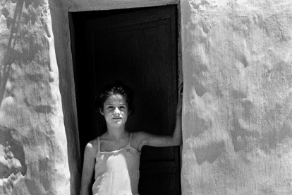 Imagen perteneciente a la serie \'La Chanca\' en blanco y negro.