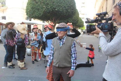 El histórico carnavalero de La Mojonera, Enrique Gómez López recibió el Indalo de Oro del Carnaval.