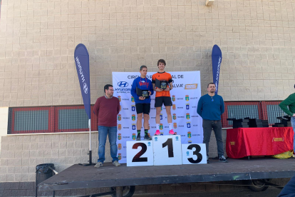 En lo más alto del podio.