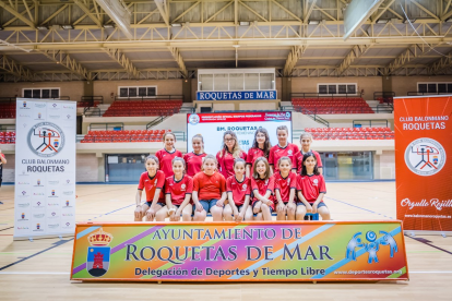 Equipo alevín femenino.