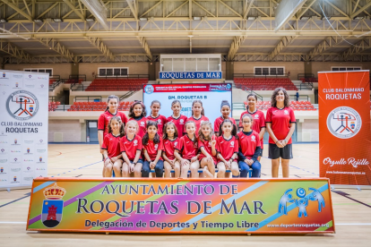 Alevín femenino de primer año.