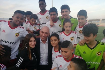 Rubiales, feliz en el Peroles.