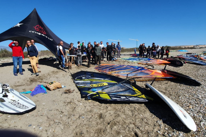 Listos para la entrega de premios.