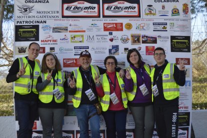 El equipazo del punto de sellado en Bentarique.