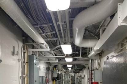 Interior de la nave.