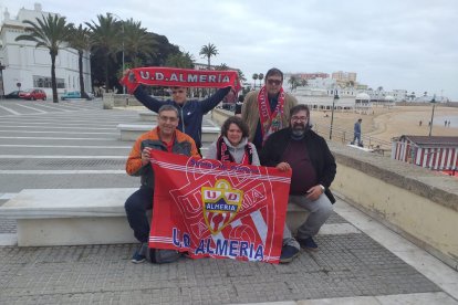 Aprovechando la mañana antes del fútbol.