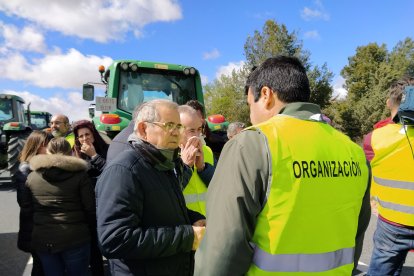 Representantes de las organizaciones agrarias. Foto: Asaja