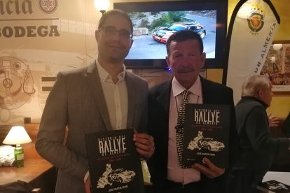 Con el presidenente del Club Automóvil Almería, Pepe Collado.