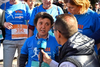 Carrera del Día de la Mujer en Almería. Llegadas a meta de 11 a 11:30 horas