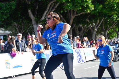Carrera del Día de la Mujer en Almería. Llegadas a meta de 11 a 11:30 horas