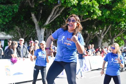Carrera del Día de la Mujer en Almería. Llegadas a meta de 11 a 11:30 horas