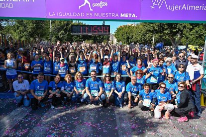 Carrera del Día de la Mujer en Almería. Llegadas a meta de 11 a 11:30 horas