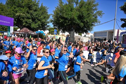 Carrera del Día de la Mujer en Almería. Llegadas a meta de 11 a 11:30 horas