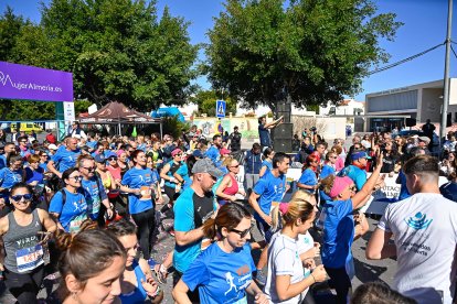 Carrera del Día de la Mujer en Almería. Llegadas a meta de 11 a 11:30 horas