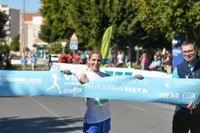 Carrera del Día de la Mujer en Almería. Llegadas a meta de 11 a 11:30 horas