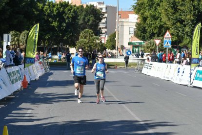 Carrera del Día de la Mujer en Almería. Llegadas a meta de 11 a 11:30 horas